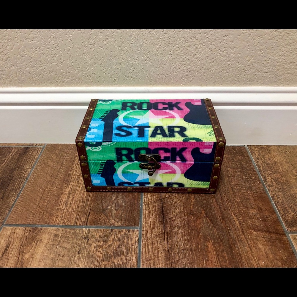 Girl’s “Rockstar” Jewelry Box/Room Decor/Storage